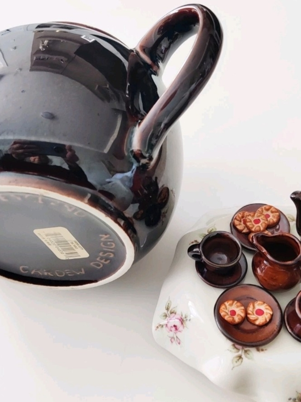 Paul Cardew "Brown Betty Tea Table" ceramic teapot - Picture 11 of 16